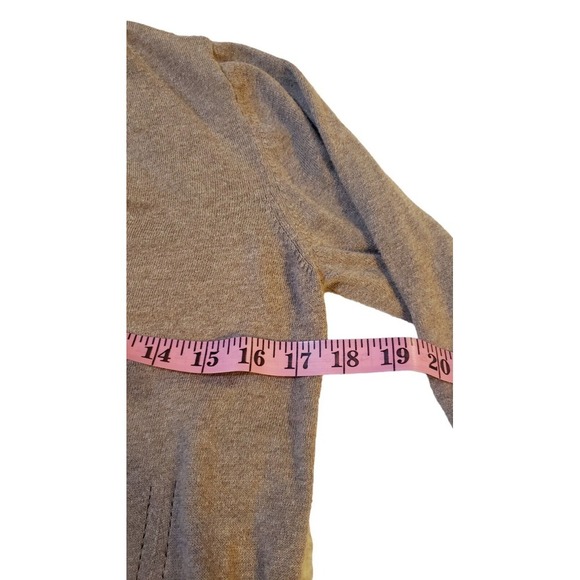 Banana Republic Women Size Small Button Up V-neck Cardigan Tan Crystal‎ Buttons - Picture 15 of 16